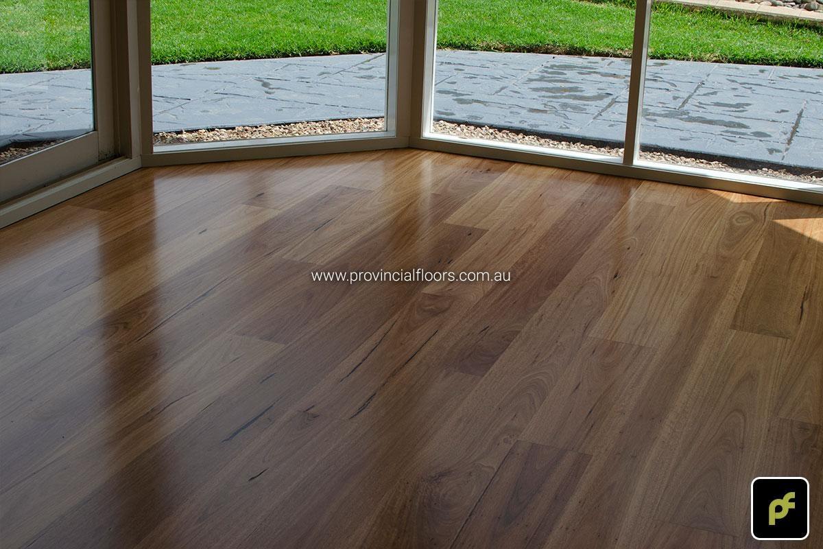 180mm x 14mm Prestige Grade Blackbutt Strip Timber Flooring. Finished with Water-Based Polyurethane. Satin in sheen.