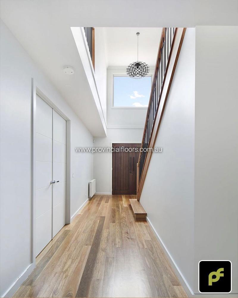 130mm x 14mm Select Grade Spotted Gum Strip Timber Flooring. Finished with Water-Based Polyurethane. Satin in sheen.