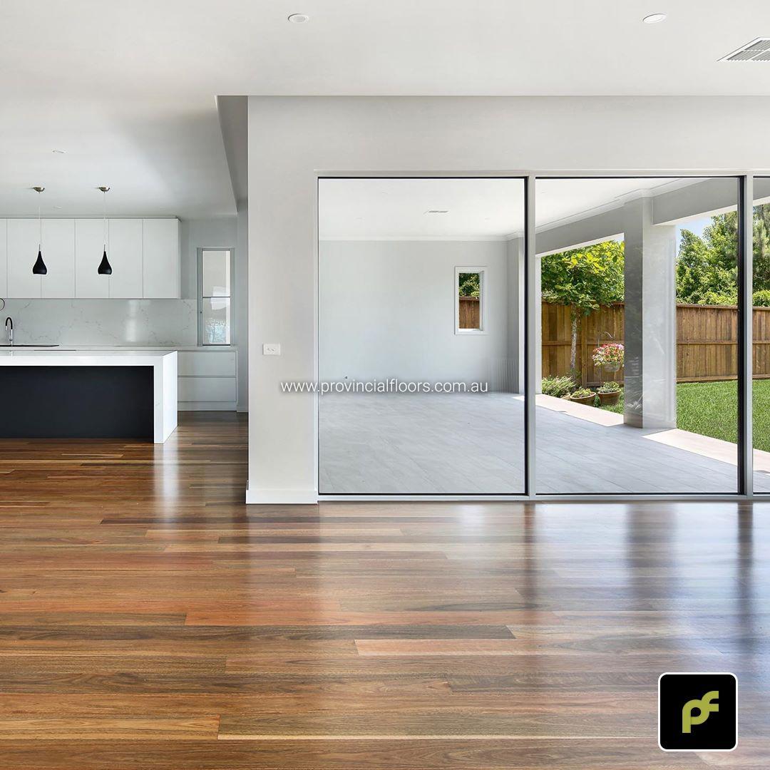130mm x 14mm Select Grade Spotted Gum Strip Timber Flooring. Finished with Water-Based Polyurethane. Satin in sheen.