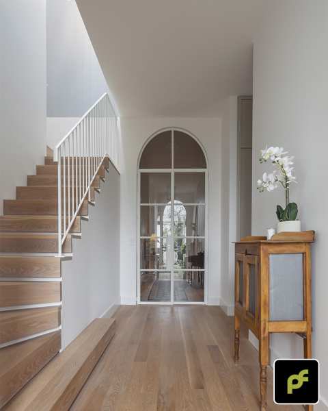 155mm x 14mm Select Grade American Oak Strip Flooring. Finished with Custom Coloured Oil/Wax Finish. Matte in sheen.