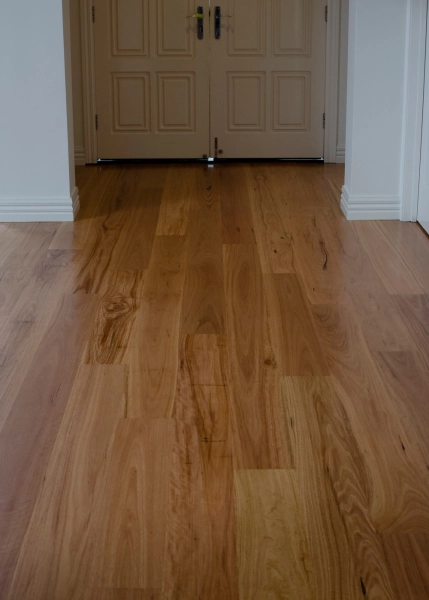180mm x 14mm Prestige Grade Blackbutt Timber Flooring. Finished with Waterbased Coating. Satin in sheen - Entry